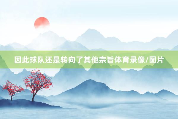 因此球队还是转向了其他宗旨体育录像/图片
