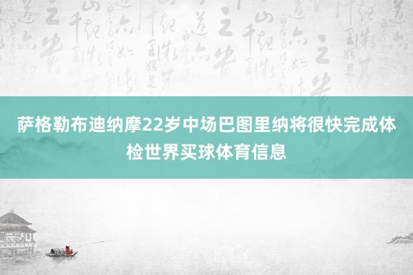 萨格勒布迪纳摩22岁中场巴图里纳将很快完成体检世界买球体育信息