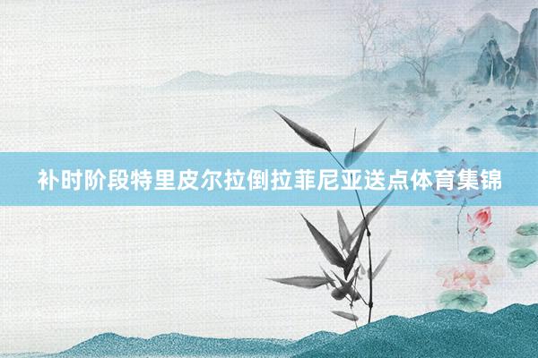 补时阶段特里皮尔拉倒拉菲尼亚送点体育集锦