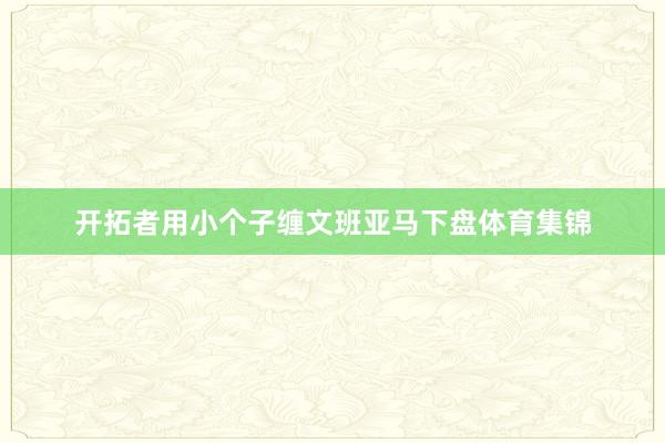 开拓者用小个子缠文班亚马下盘体育集锦