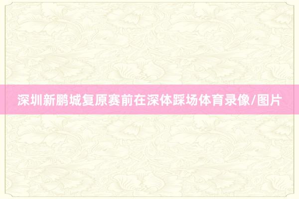 深圳新鹏城复原赛前在深体踩场体育录像/图片
