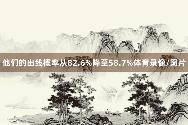 他们的出线概率从82.6%降至58.7%体育录像/图片